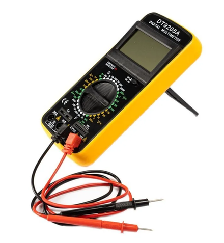 Мультиметр DT-9205A с проверкой конденсаторов