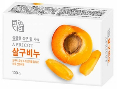 Косметическое мыло абрикос 100гр.