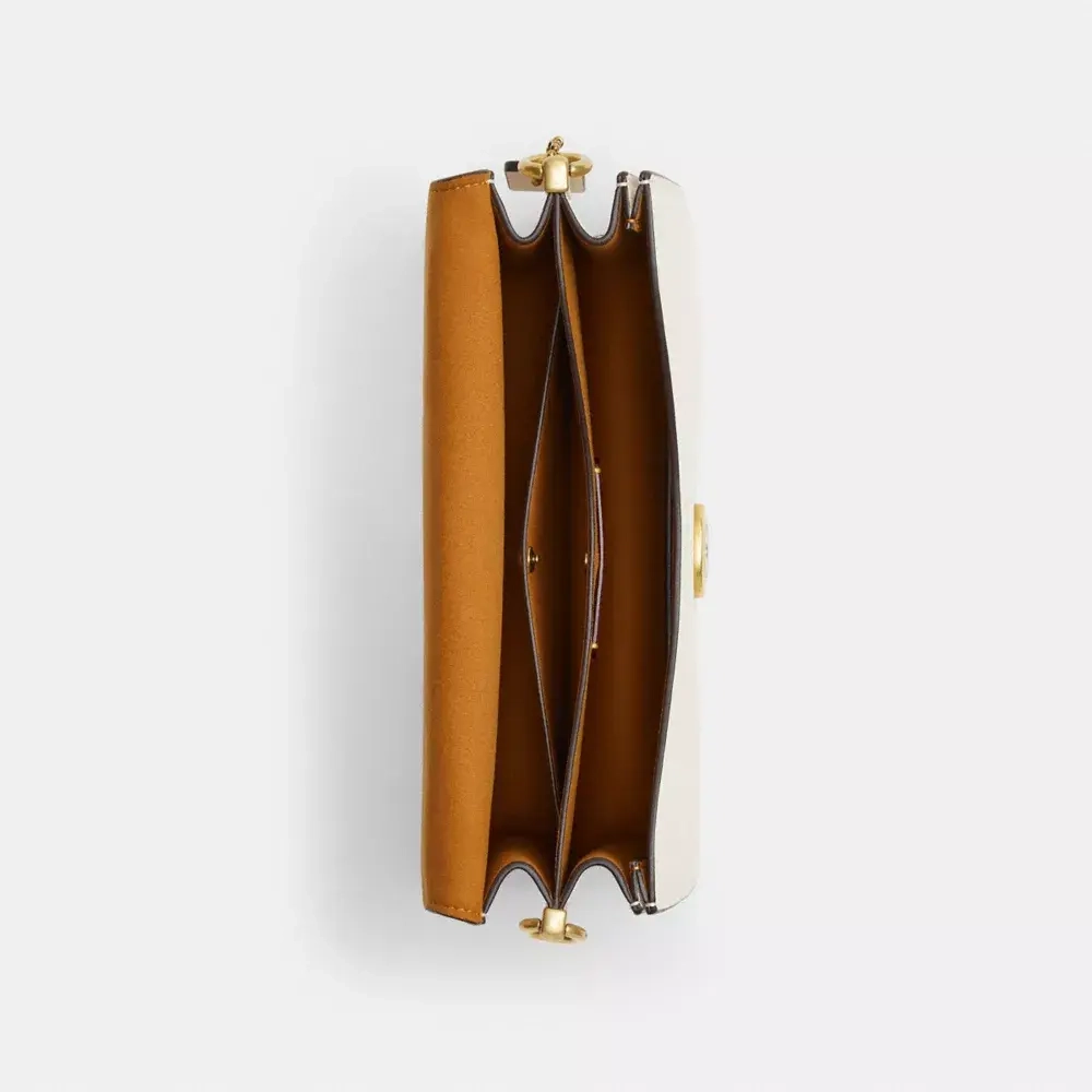 COACH СУМКА ЧЕРЕЗ ПЛЕЧО TABBY CHAIN, БЕЛЫЙ