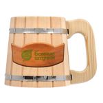 3719 КРУЖКА 1 Л, ЛИПА (1/5) "БАННЫЕ ШТУЧКИ"