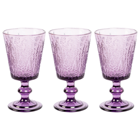 Набор бокалов 6шт 300мл Объект мечты Светский прием Лавендер аметист OM-21091713