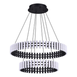 SL6203.403.65 Люстра подвесная ST-Luce Черный/Белый LED 1*65W 3000K