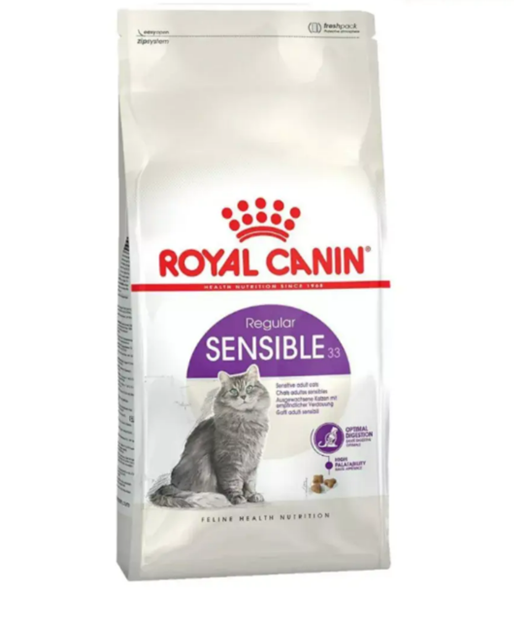  ROYAL CANIN Sensible 33 (Роял Канин Сенсибл) сухой корм для кошек 4 кг.