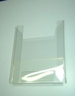 Карман буклетница А4 верт Н=275, 15мм, 1,5 ПЭТ + скотч