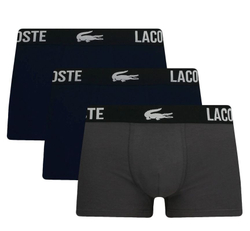 Боксерки теннисные Lacoste Cotton Strech Trunk 3P - Multikolor