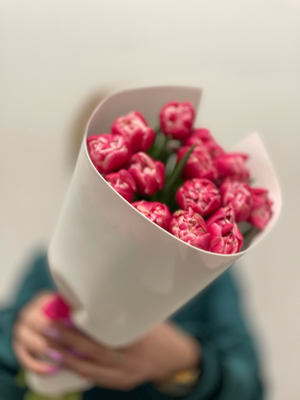 Букет пионовидных тюльпанов