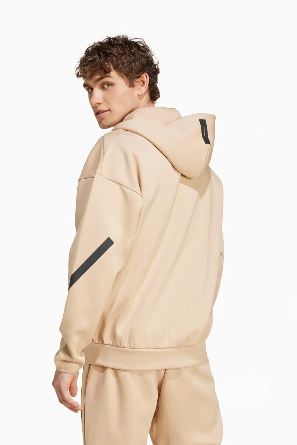 Кофта adidas Z.N.E. Full-Zip - бежевый