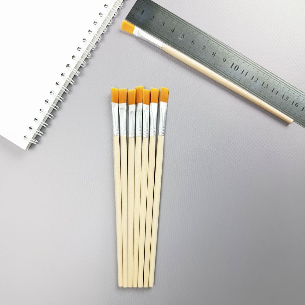 К111 Кисть 6H, синтетика, широкая (17 см, деревянная)