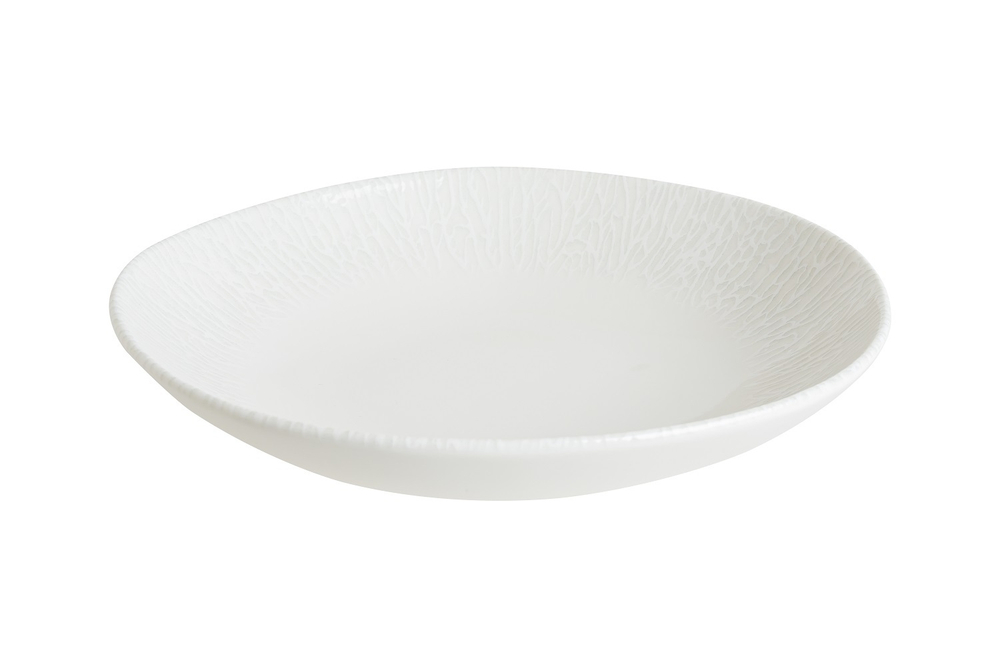 Тарелка d=230 мм. глубокая 750 мл. Белый Редикс, форма Ваго Bonna