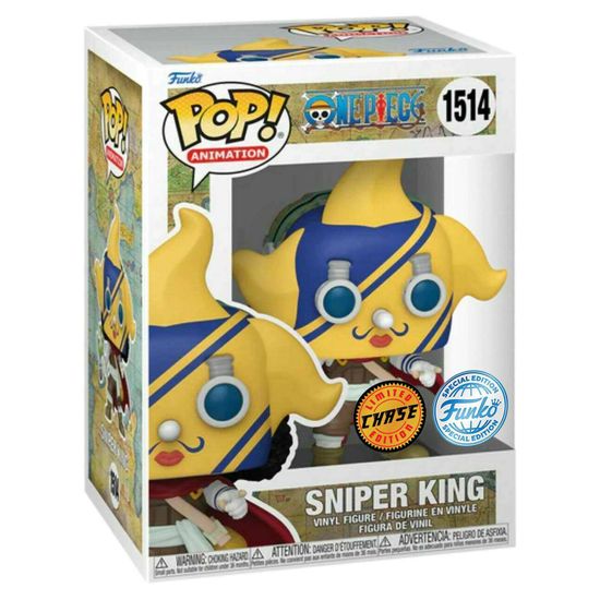 Фигурка Funko POP! Animation One Piece Sniper King w/Chase (Exc) (1514) 76913 / Фигурка Фанко ПОП! по мотивам аниме "Ван-Пис", Усопп (ЧЕЙЗ)