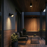 Накладной светодиодный светильник Okko 3000K черный IP54 35157/U черный