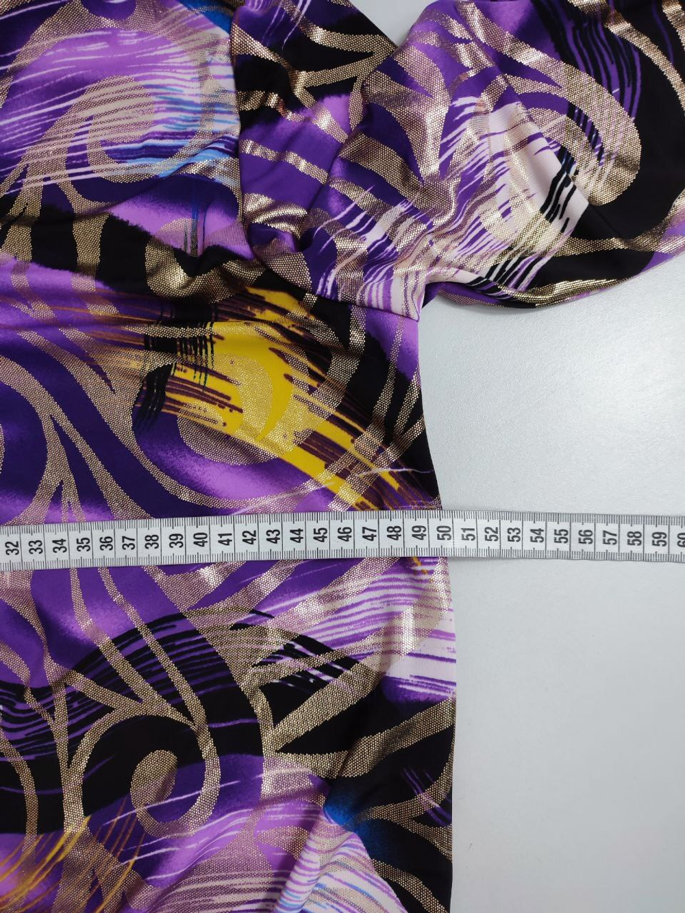 Блузка с ярким рисунком 48 размер