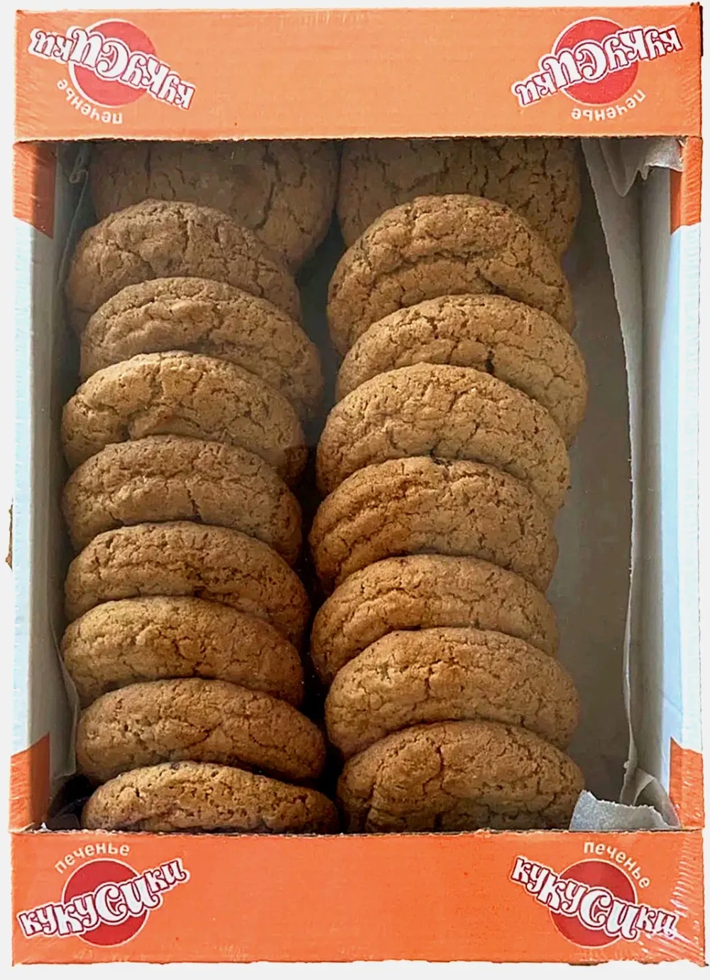 Печенье сдобное Овсяное с изюмом Кукусики 600г