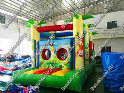 Надувной батут "Джунгли" 8*3*3 м