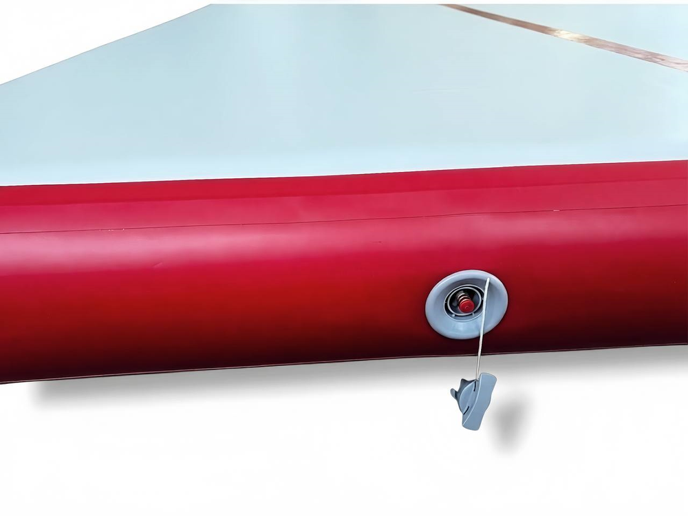 Надувная акробатическая дорожка гимнастическая "StarTrack" - 10х2х0,21м. (ЦВЕТ:СЕРЫЙ)