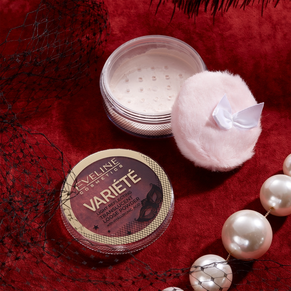 Eveline Cosmetics Variete - Прозрачная пудра с аппликатором, 6 g