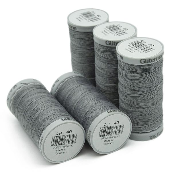 Нитки суперкрепкие Gutermann Extra Strong M782 №40 (100 метров), 5 кат. | 040 пепельно-серый