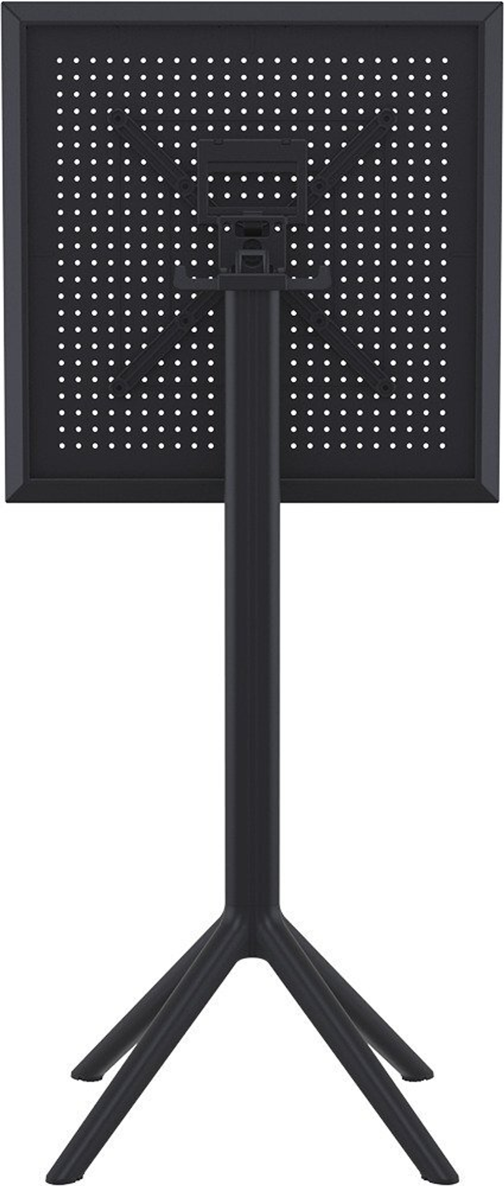 Стол пластиковый барный складной Siesta Contract Sky Folding Bar Table 60, черный