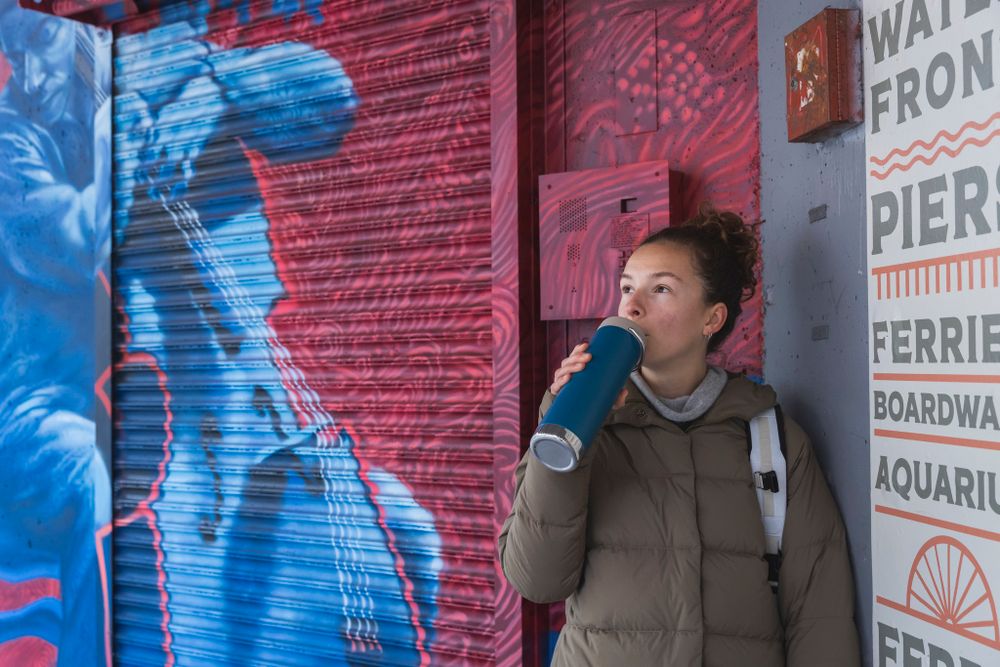 Термокружка Klean Kanteen TKWide Twist Cap 20oz (592 мл) Corsair