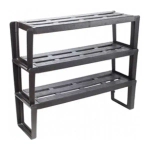 Этажерка для обуви Slip 3-х секционная (шоколадный)