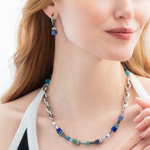 Серьги Coeur de Lion Blue-Green 4524/21-0705