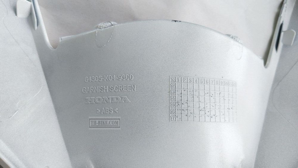 64300-K04-930ZB. GARNISH SET, SCREEN *NHA87P* (NHA87P PEARL HIMALAYAS WHITE). Honda Forza