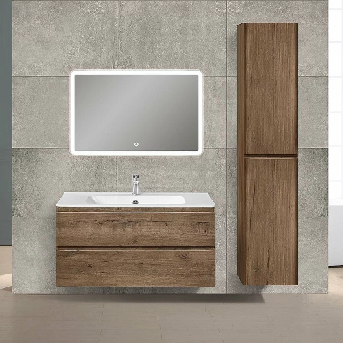Тумба с раковиной Vincea Vico 100 коричневая