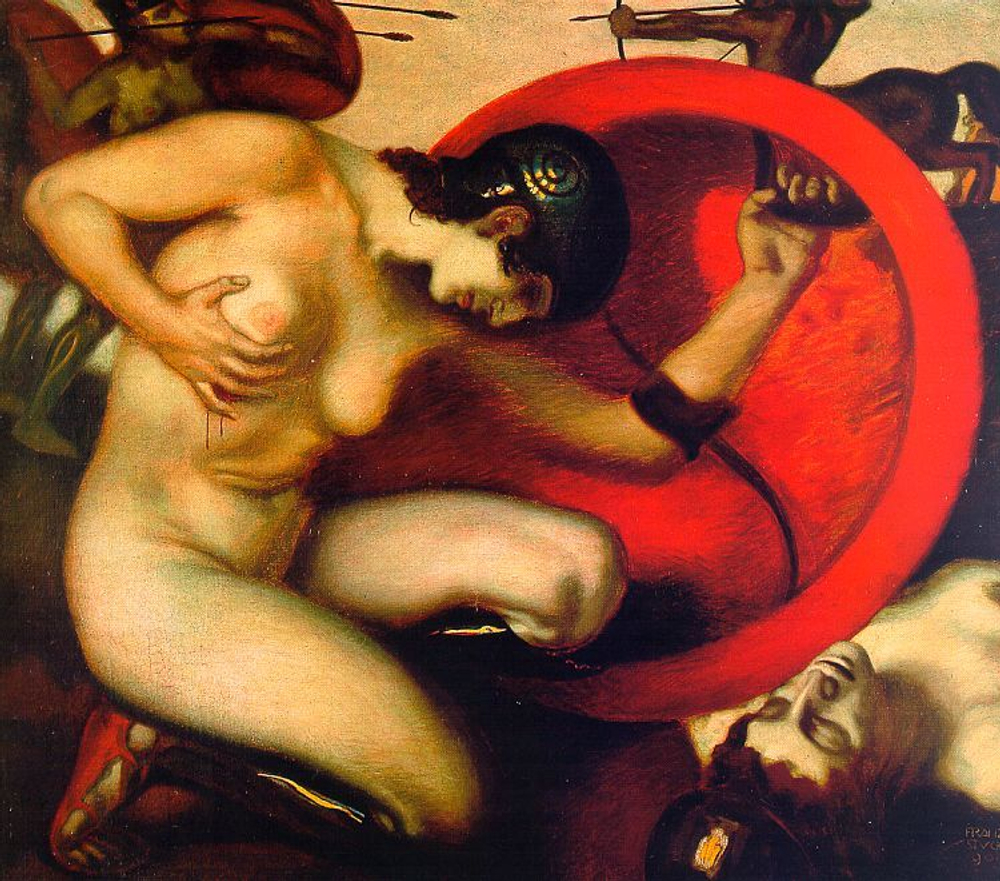 Franz von Stuck (1863-1928) - эротическое искусство немецкого художника Франца фон Штука. 16+