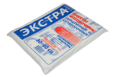 Пакет фасовочный ПНД евро Супер прочные экстра