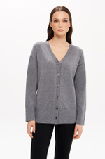 1956 Кардиган женский (серый)