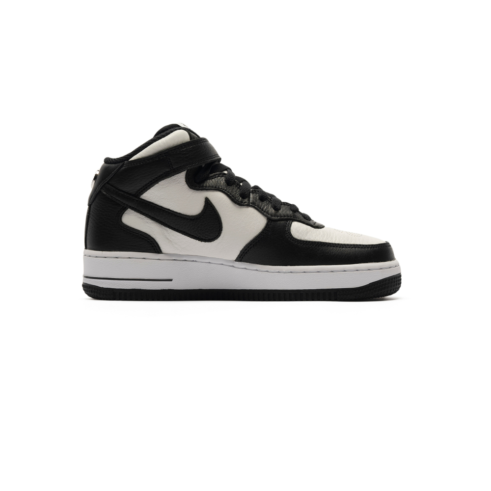 Кроссовки Nike Air Force 1 Mid x Stüssy "Black and Light Bone"