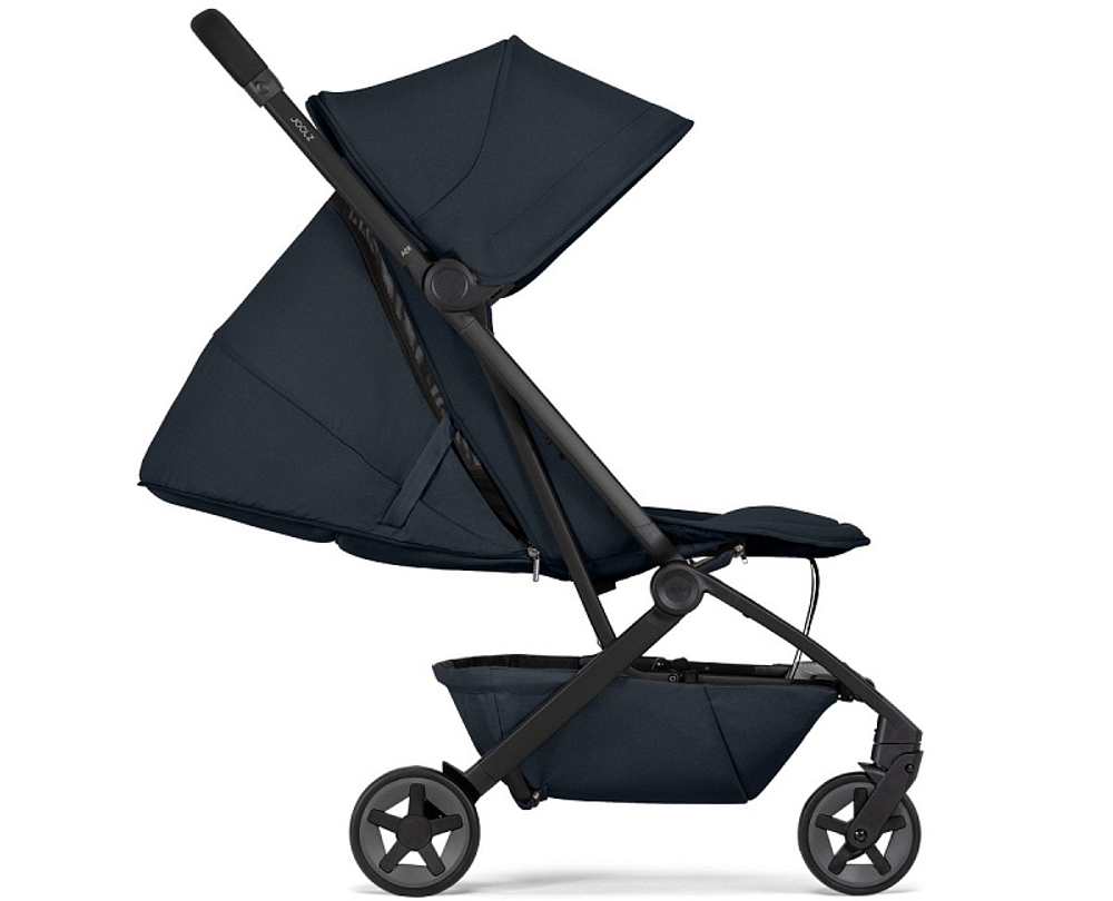 Коляска 2 в 1 Joolz Aer 2 с бампером Dark Navy Blue/Black Carbon