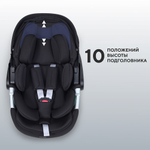Детская коляска Rant Teo Soft 3 в 1 с автокреслом Aster Zero Black Cloud