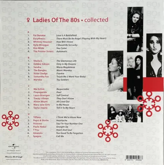 Various - Ladies Of The 80s Collected - Red 2LP