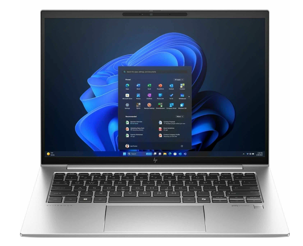 14" Ноутбук HP EliteBook 840 G9 (1920x1200, Intel Core i7-1255U, RAM 32ГБ, SSD 512ГБ, Intel Iris Xe Graphics, Windows 11 Pro)