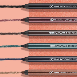 flormar Extreme Tattoo Gel Pencil - Водостойкий гелевый карандаш для глаз оттенок 04 Intense Blue, 1 g