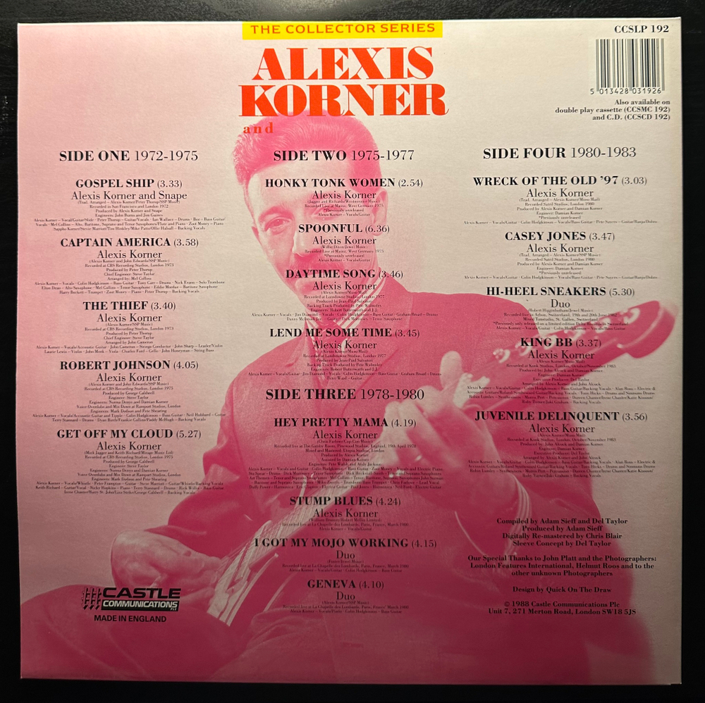 Alexis Korner - Alexis Korner And... 1972 - 1983 2LP (Англия 1988г.)