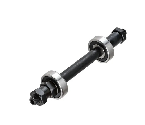 Ось задней втулки под трещотку под эксцентрик, 3/8" x 145мм, с промподшипниками: 6200RS