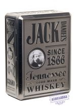 Джэк Данниелс. Теннеси виски металлическая упаковка со стаканами 0,7 Л
