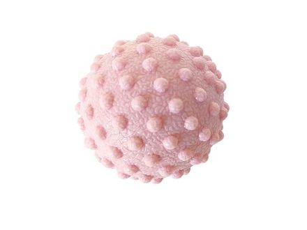 Мячик для миофасциального расслабления рельефный XC-DM1  (розовый)