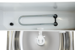 Умывальник дачный "Комфорт" ВИХРЬ с подогревом, нержавейка, белый