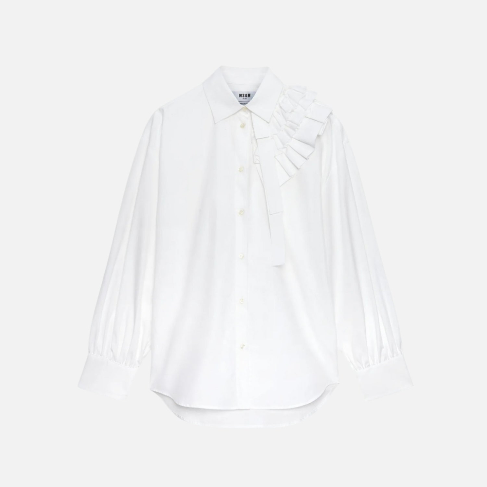 Рубашка с оборками женская MSGM