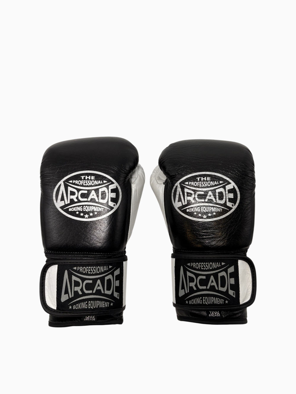 Перчатки боксерские Arcade черно-белые