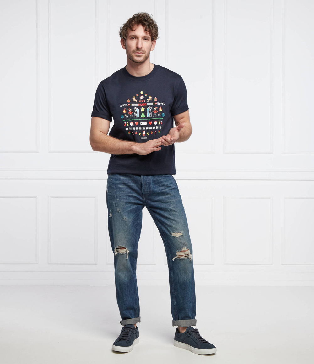 футболка dxmas HUGO - черный(50463258)