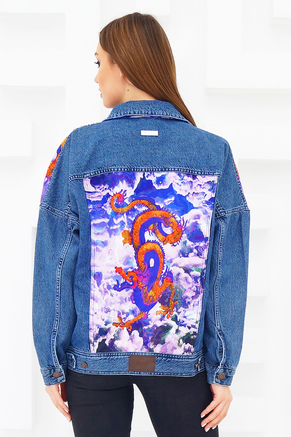 LIGVIANNI Джинсовая куртка Denim Jacket Dragon