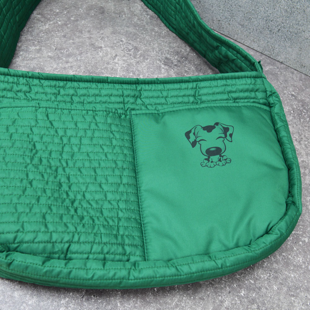 Сумка-переноска для собак (тёмно-зеленый)