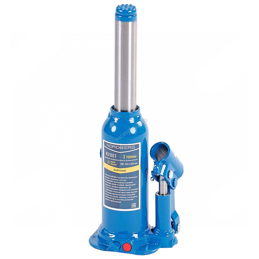 NORDBERG (N31003) Домкрат бутылочный 3 т