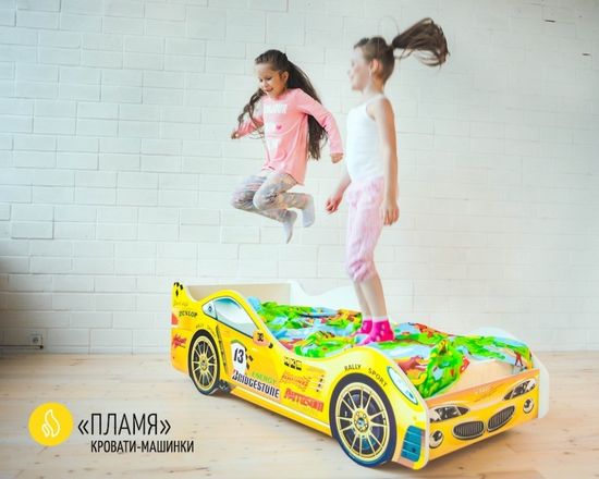 Кровать-машинка ПЛАМЯ