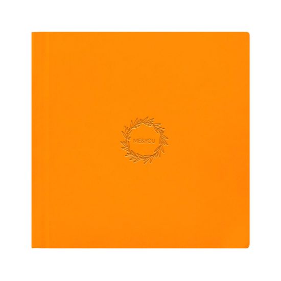 30х30 фотокнига, эко-кожа "Orange"