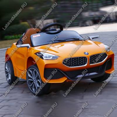 Детский электромобиль "BMW Z4" оранжевый